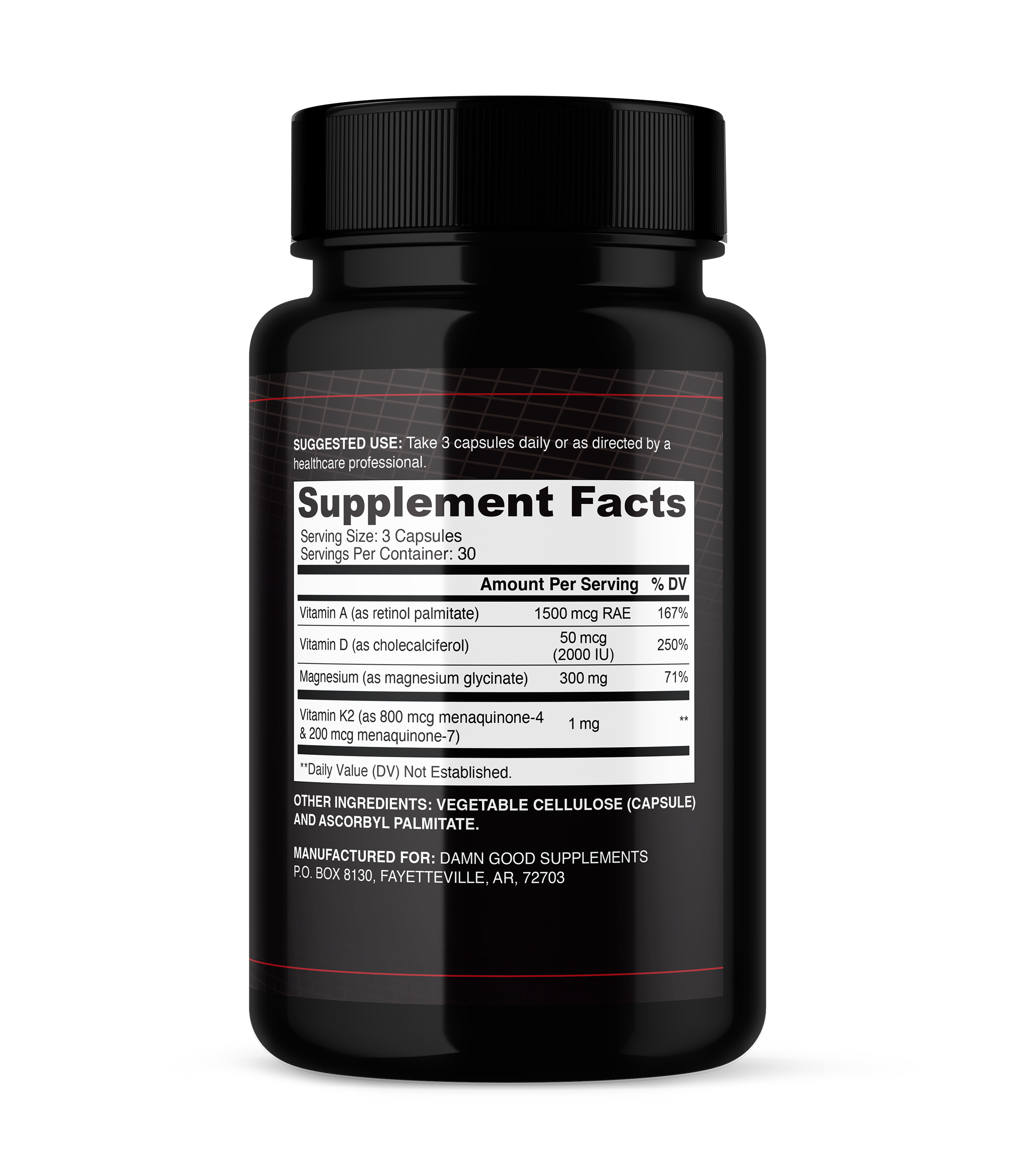 Damn Good™ Magnesium + Vitamin K