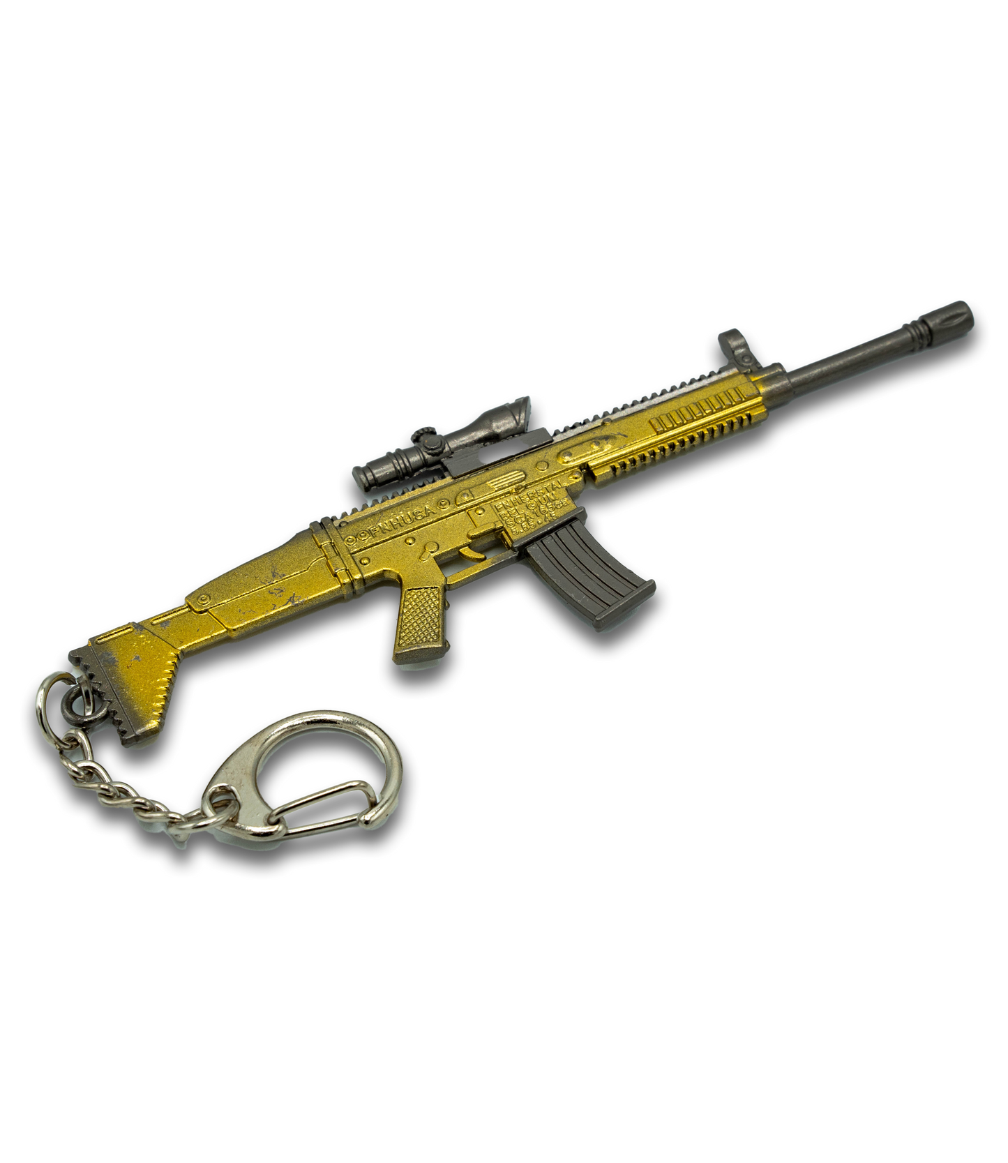 Gold .223 Rifle Keychain