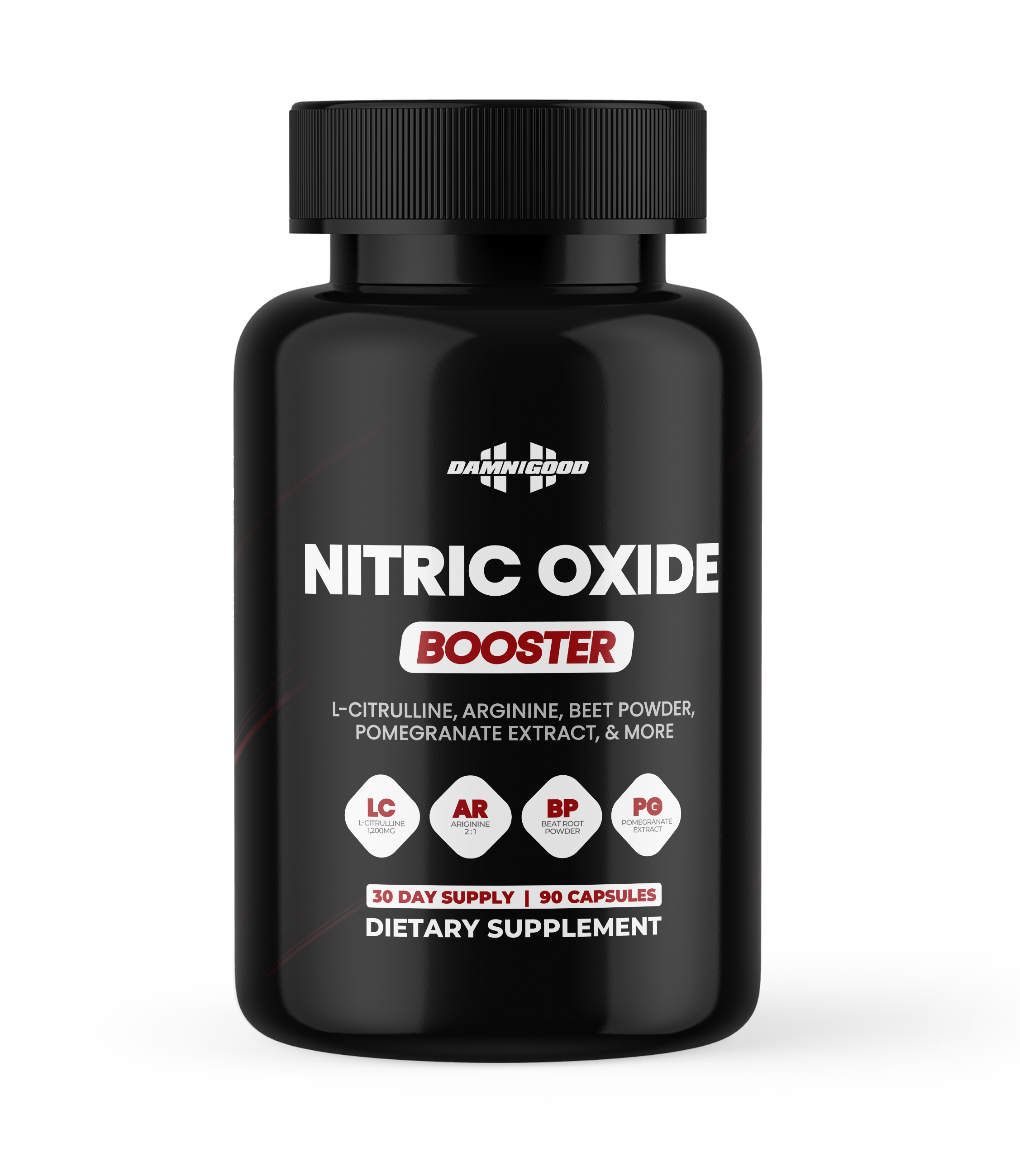Damn Good Nitric Oxide – Full Throttle Blood Flow Booster
