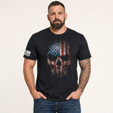USA Flag Skull T-Shirt