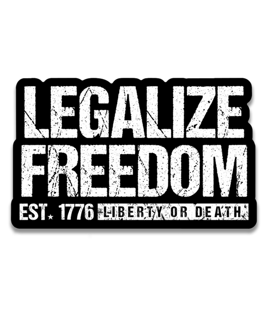 Legalize Freedom Decal