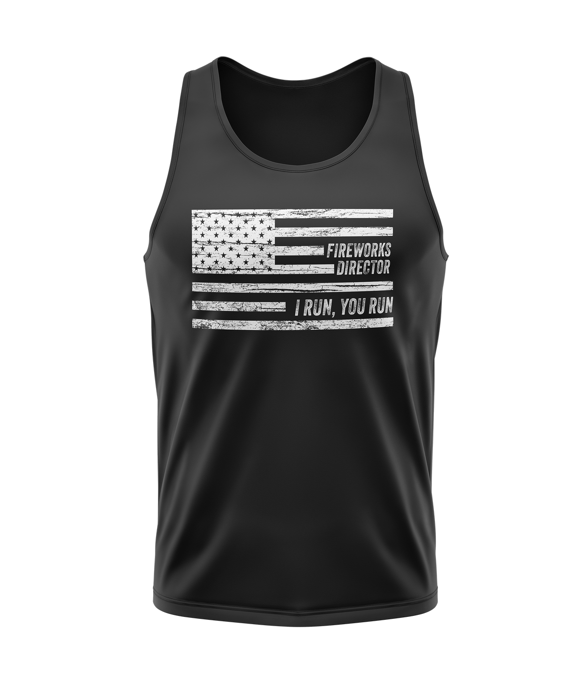 Fireworks Director. I Run, You Run Tank Top