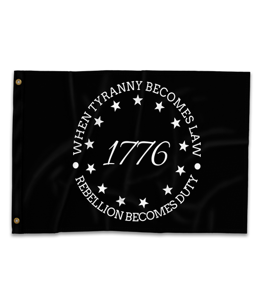 When Tyranny Becomes Law Flag