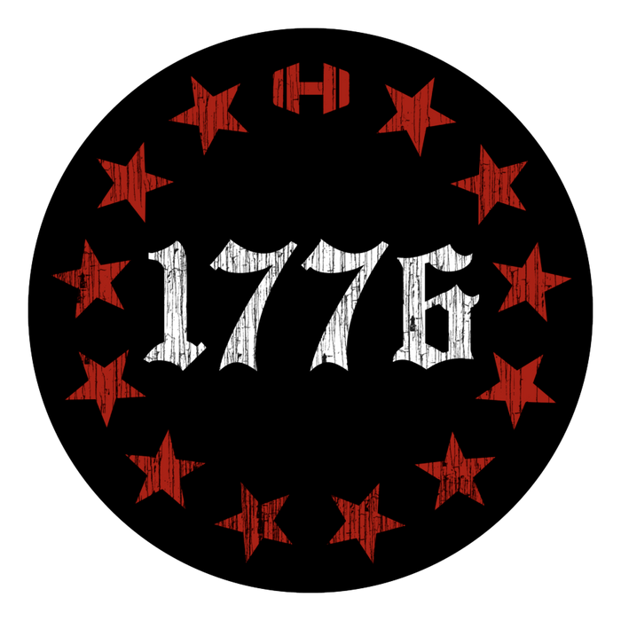 1776 Circle Stars Decal