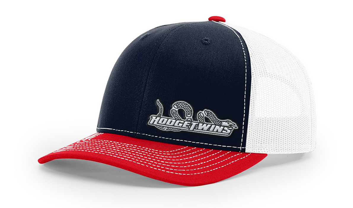 Hodgetwins Snake Premium Leather Patch Hat